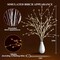 Lighted White Birch Branches with Timer 33IN 180 LED Twig Birch Branches for Vase Chriatmas Decor Artificial Birch Tree Branch Holiday Home Party Wedding Decoration Indoor Outdoor